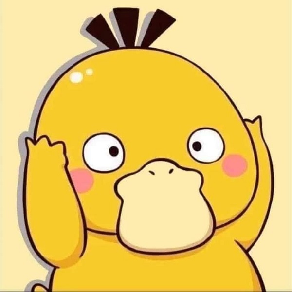 Avatar cute ảnh con vịt vàng 3 