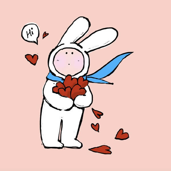 Avatar thỏ cute 5