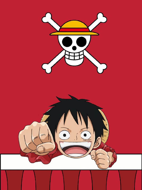 Hình nền Luffy cute 1