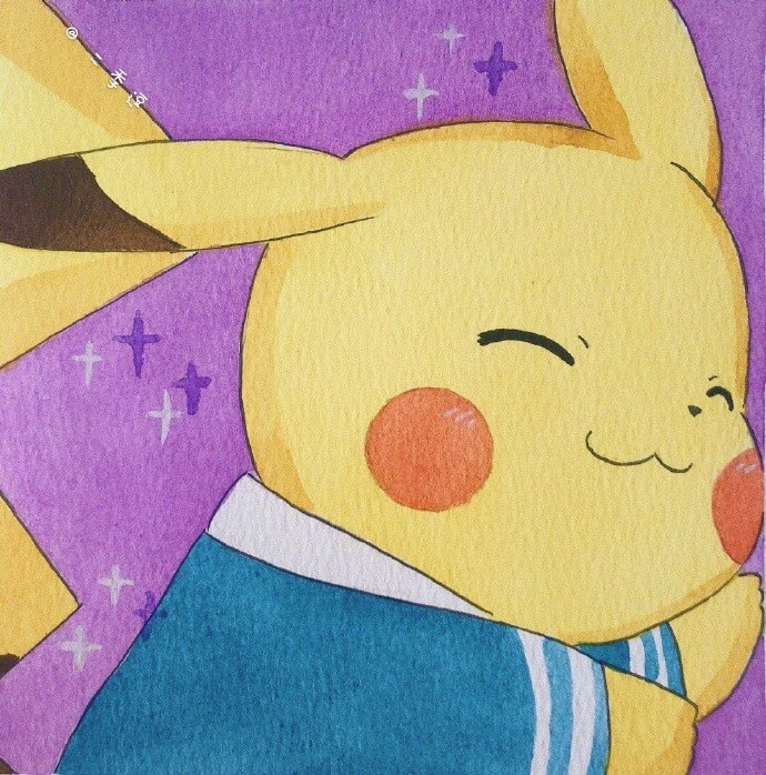 Hình nền máy tính pikachu cute 8