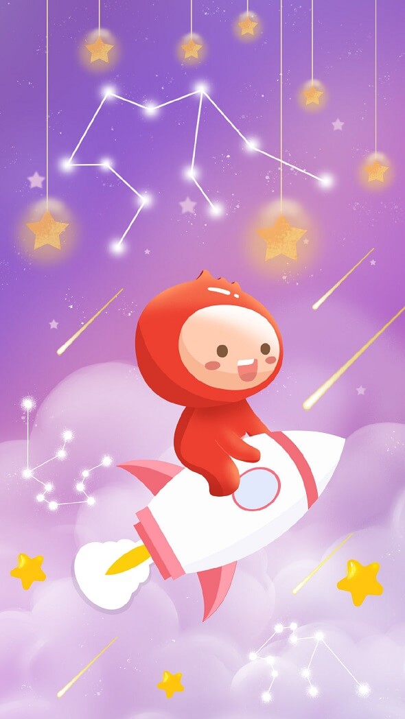 Galaxy hình nền vũ trụ cute 6