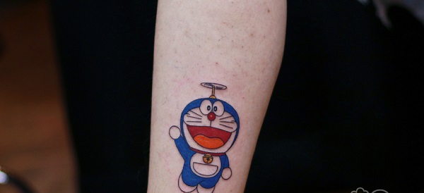 Hình xăm doraemon cute 9