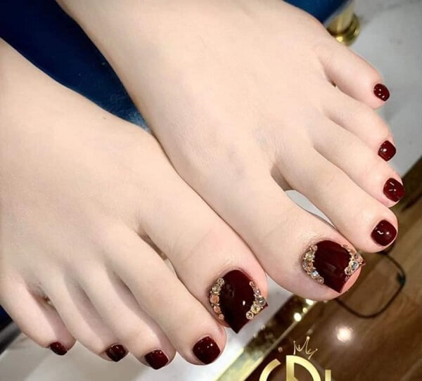 Mẫu nail chân đẹp 4