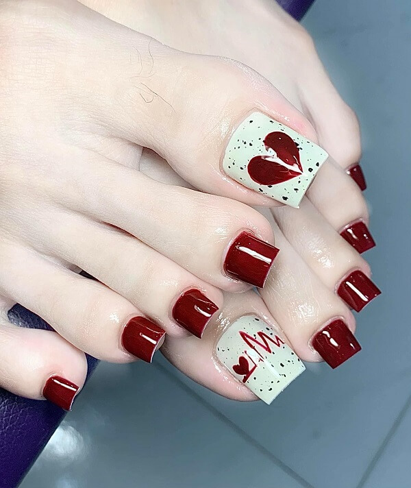 Mẫu nail chân đẹp 5