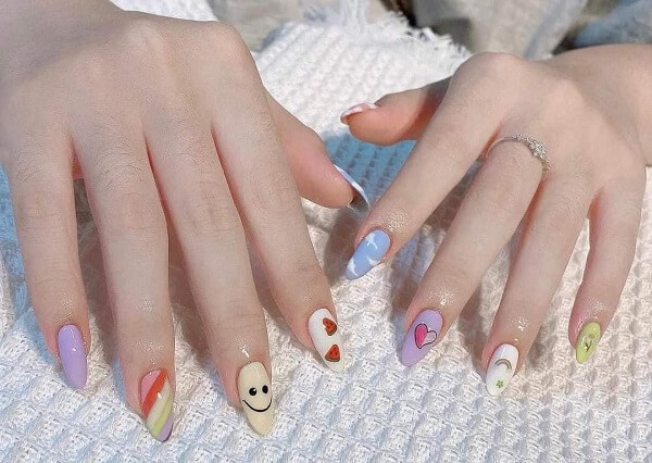 Mẫu nail cute nhất hiện nay 8