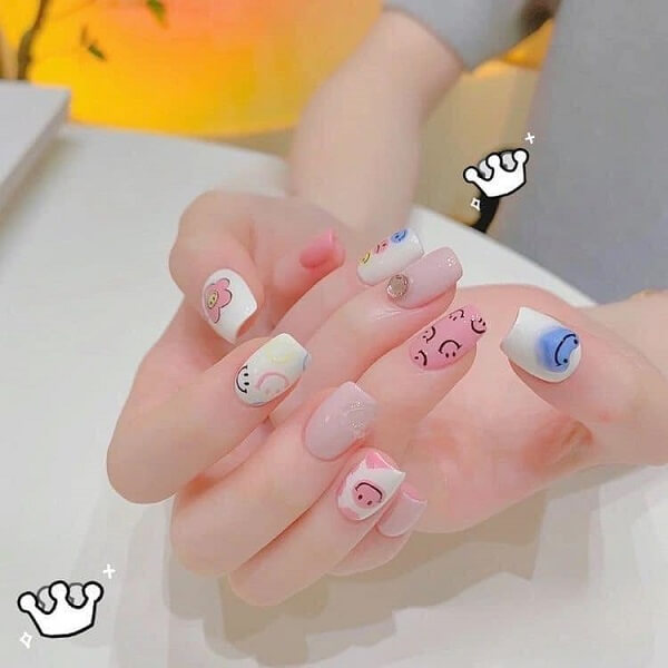 Mẫu nail cute nhất hiện nay 9