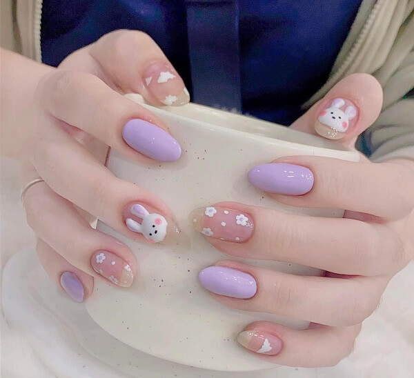 Mẫu nail cute nhất hiện nay 6