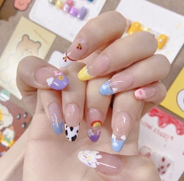 Mẫu nail cute nhất hiện nay 10