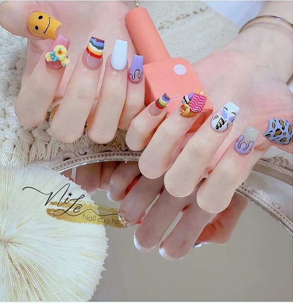 Nail xinh cute 9