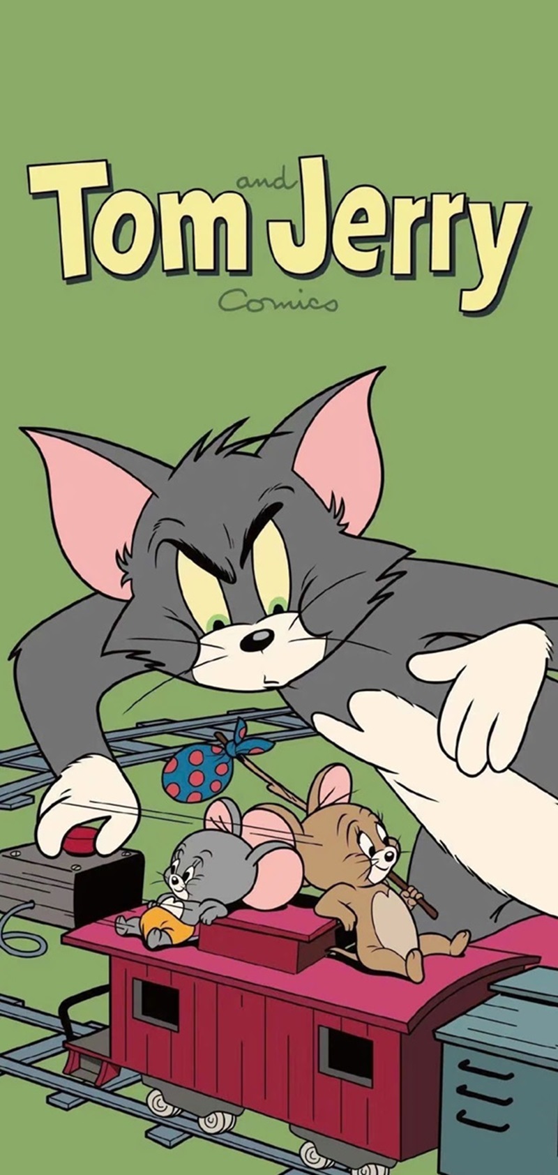 Hình nền điện thoại tom and jerry cute 9