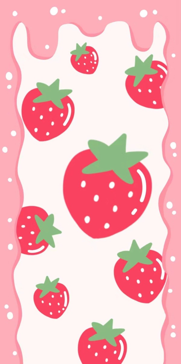 Strawberry hình nền dâu tây cute 22