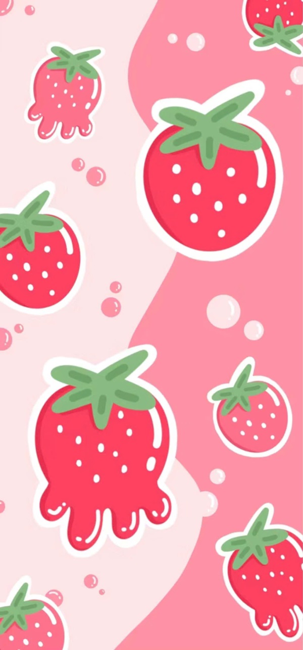 Strawberry hình nền dâu tây cute 23