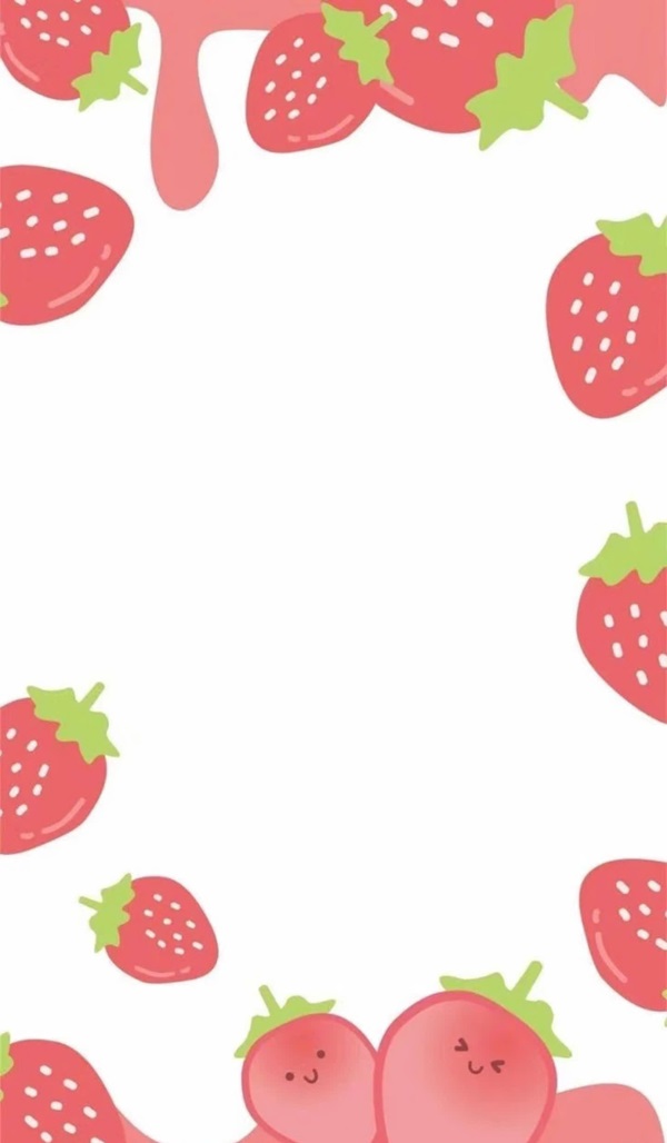 Strawberry hình nền dâu tây cute 27