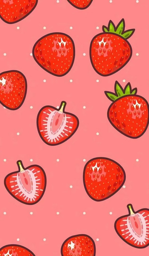 Strawberry hình nền dâu tây cute 29