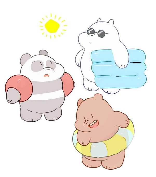 we bare bears hình nền 3 chú gấu 2