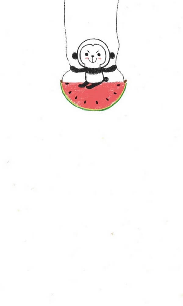 Hình nền dưa hấu cute 7