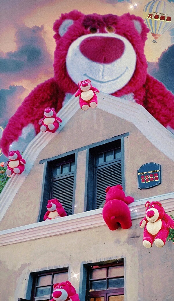 Hình nền đầu gấu dâu Lotso 17