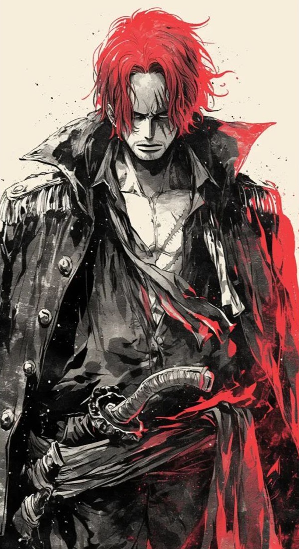 hình ảnh one piece shanks 2