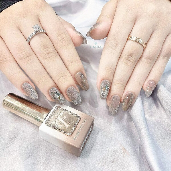 Mẫu mắt mèo nail 2