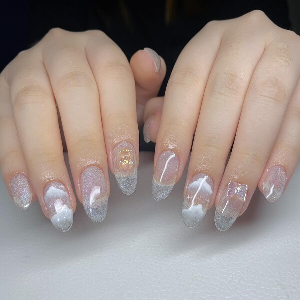 Mẫu mắt mèo nail 4