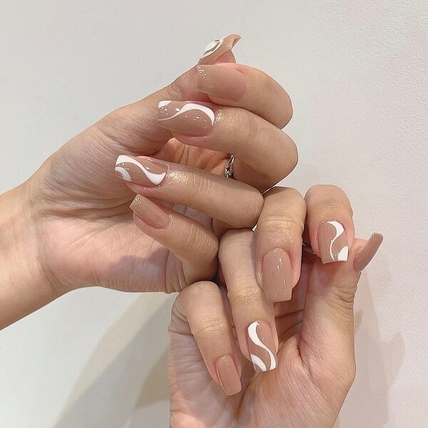 mẫu nail sơn thạch đơn giản 2