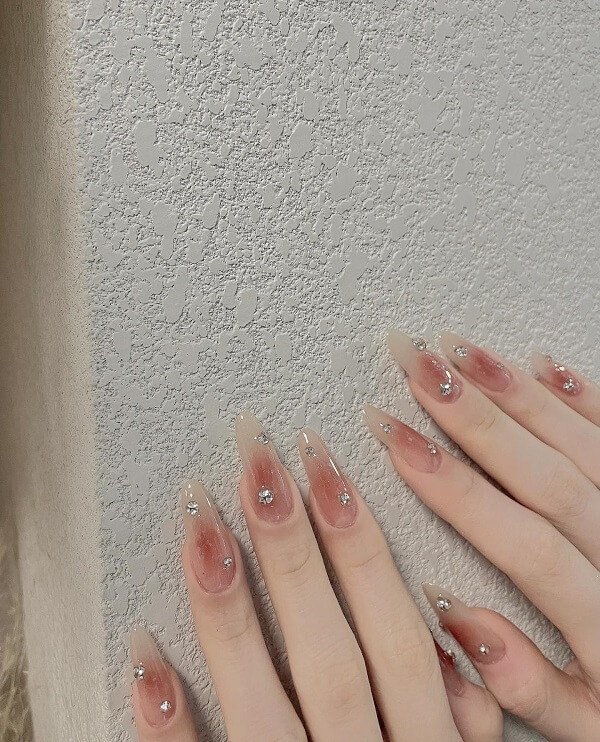 mẫu nail sơn thạch đơn giản 4