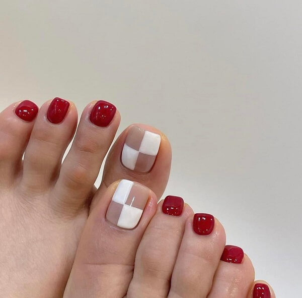 Mẫu nail chân xinh 4