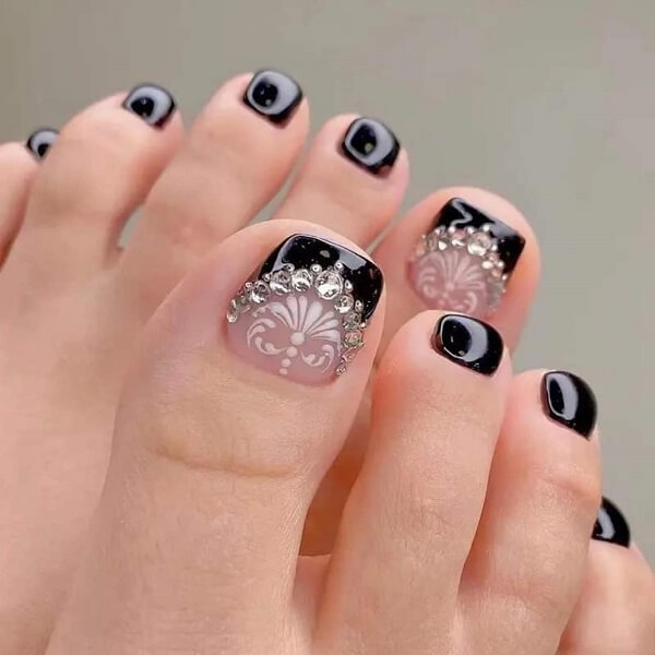 Mẫu nail chân xinh 9