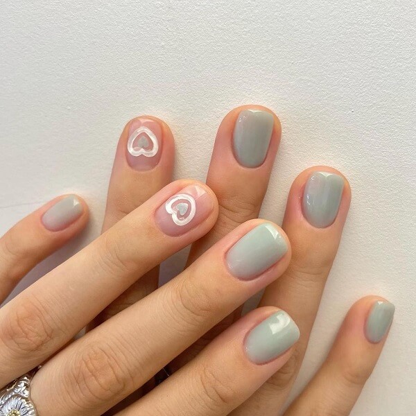 Mẫu nail đơn giản 4