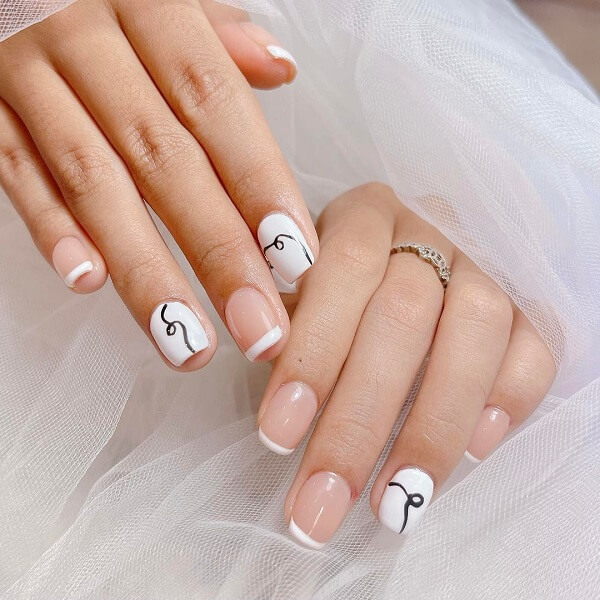 Mẫu nail hàn quốc dễ thương 3