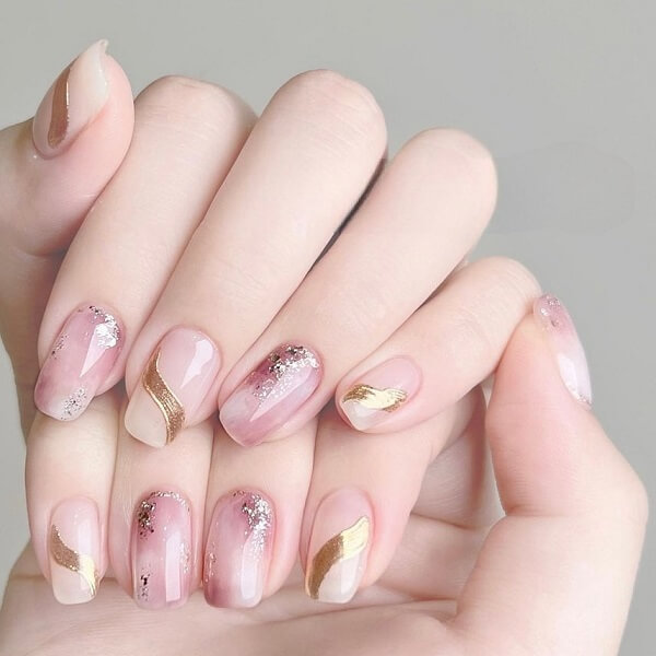 nail hàn quốc đơn giản 7