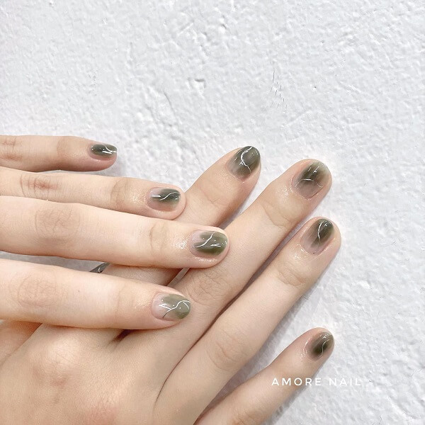 những mẫu nail hàn quốc đơn giản 5