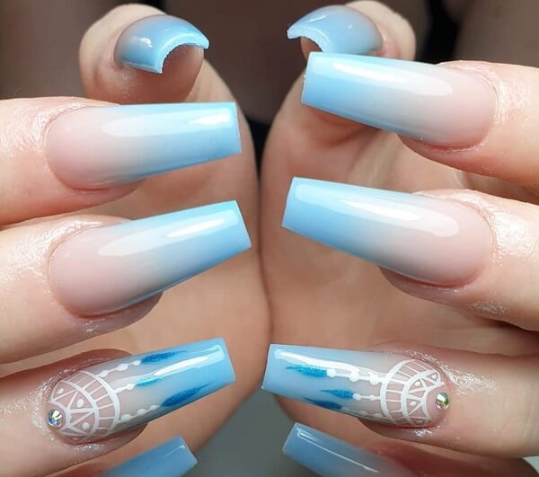 mẫu nail ombre đẹp 6