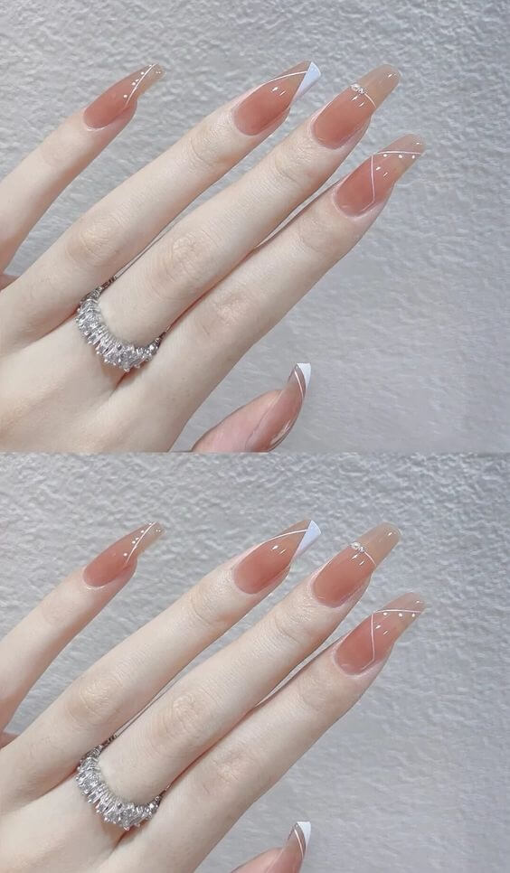 Mẫu nail xinh đơn giản 5