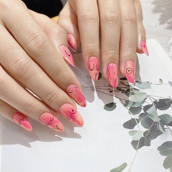 Nail hồng thạch 10