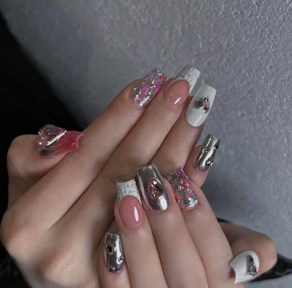 nail tráng gương 4