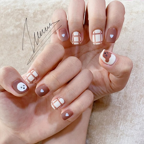 những mẫu nail kẻ sọc đẹp 6