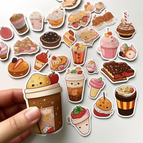 Sticker đồ ăn cute 7