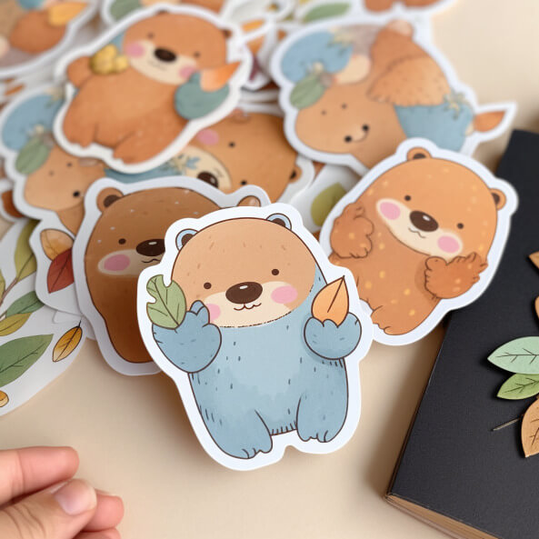 Sticker gấu cute 1