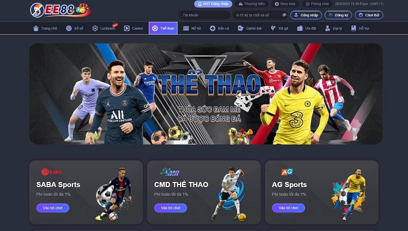 Web cá độ bóng đá đang hot EE88