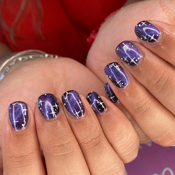 Mẫu nail galaxy 10