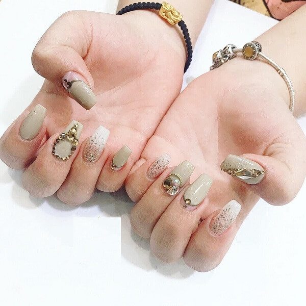 Mẫu nail vintage 11