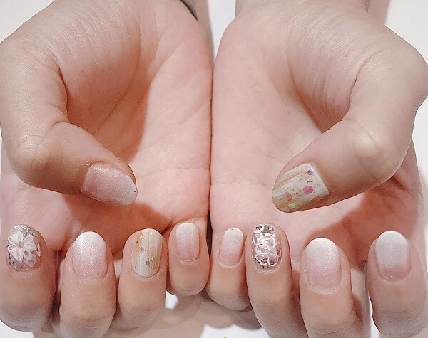 Mẫu nail vintage 6