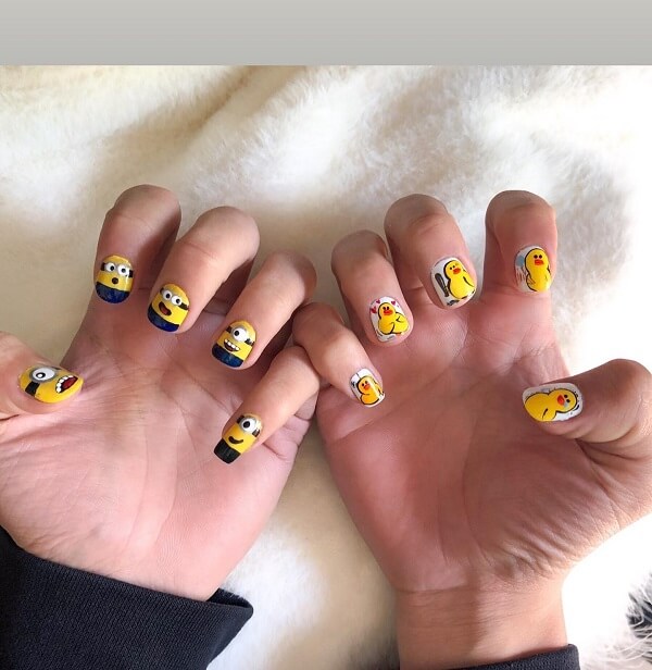 nail hoạt hình đáng yêu 2