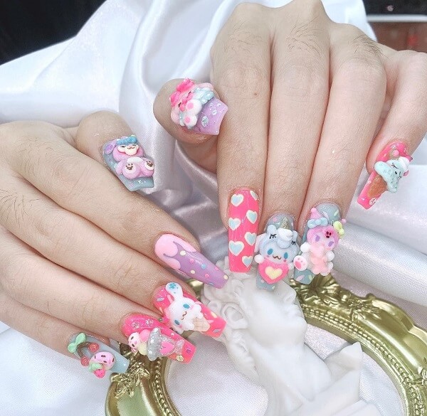 nail hoạt hình đáng yêu 3