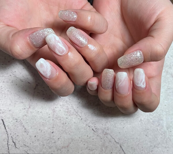 Nail lấp lánh kim tuyến 2