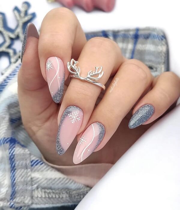 Nail lấp lánh kim tuyến 4