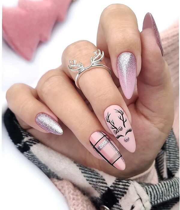 Nail lấp lánh kim tuyến 5