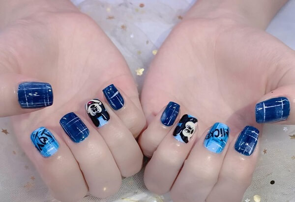 vẽ nail hoạt hình 4