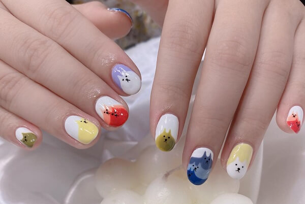 vẽ hoạt hình nail 2